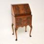 Small Antique Edwardian Mahogany Bureau on Legs