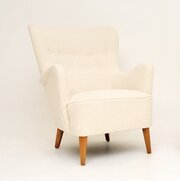 Swedish Vintage Armchair by Folke Ohlsson for Dux