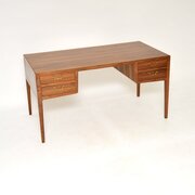 Swedish Vintage Walnut Desk