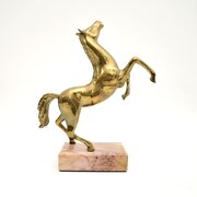 Vintage Italian Bronze Horse Sculpture