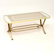 Vintage Mirror Top Coffee Table