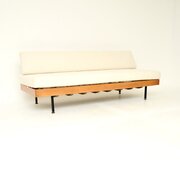 Vintage Sofa Bed In Steel And Birch