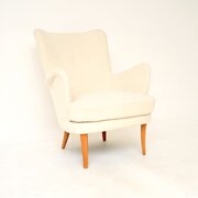 Vintage Swedish Armchair By Carl Malmsten