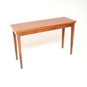 Vintage Swedish Walnut Console / Dining Table