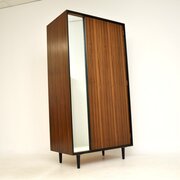 Vintage Walnut Wardrobe By John And Sylvia Reid
