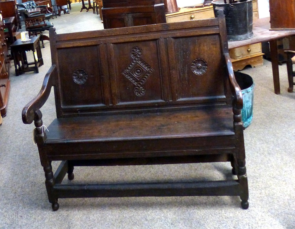 Antique Oak Settle Antiques Atlas