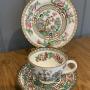 Coalport Gilted Indian Tree Trio, Cup Saucer & Plate