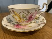Adderley Johanna Floral Cup And Saucer