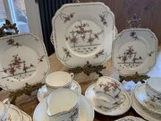 Gladstone Art Deco Hand Painted Floral Tea Service