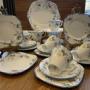 Art Deco Sutherland China 21 Piece Tea Set 