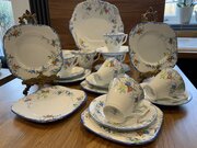 Art Deco Sutherland China 21 Piece Tea Set