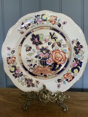 Masons Ironstone Mandarin Gold Edged Plate 10.5ins