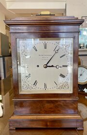 Henry Jefferys Of London Mahogany Bracket Clock