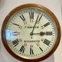 Victorian mahogany wall clock - T Haman Gloucester