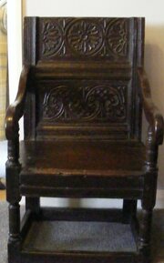 17th C. Oak Armchair