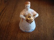 Dulevo Porcelain Figure "Girl With Samovar"
