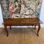 Louis XVI style cherrywood farmhouse table 