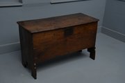 17th Century Oak Six Plank Coffer