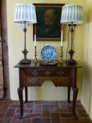Charming Unusual Georgian 18thC Oak Lowboy