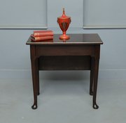 George III Cuban Mahogany Drop-Leaf Side Tea Table