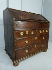 Queen Anne Oak Bureau