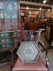 Decorative Middle Eastern Inlaid Tray