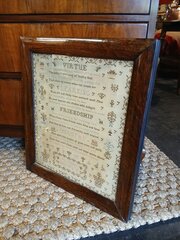 Georgian English Needlework Sampler.