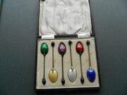 Art Deco Silver Spoons.