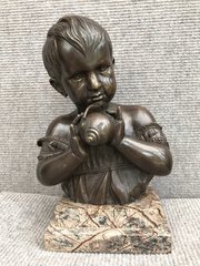 Bronze Boy With Shell