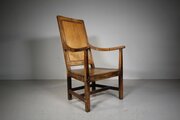 18th Century Ample Antique Country Armchair 