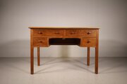 1920’s Heals Oak Desk From Christ College Cambridge