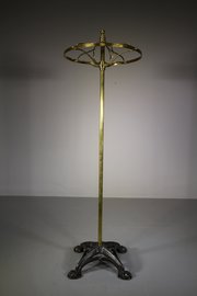 19th Century Antique Brass Hanging Rail / Rack 