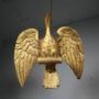 English Georgian Antique Carved Pine Gilt Phoenix