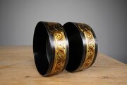 Fine Pair Of English Regency Antique Wine Coasters