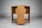 Heals 1930’s Oak Bookcase Table 