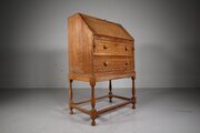Heals Of London 1920’s Oak Writing Bureau – Labell