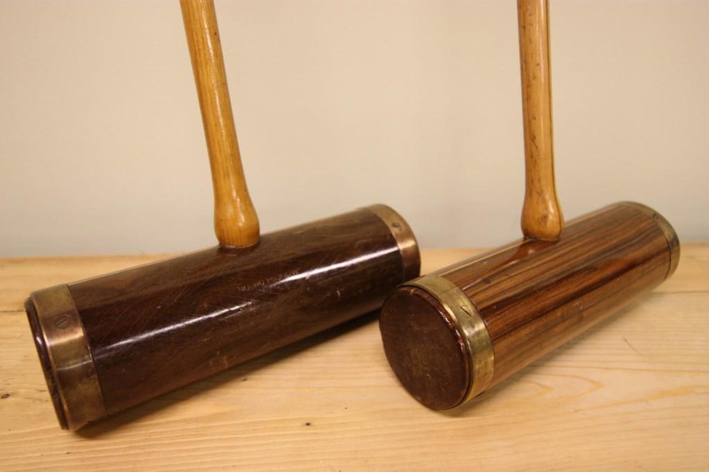 Antiques Atlas His & Hers 'Jaques Of London' Croquet Mallets.