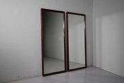 Pair Danish 1960’s Rosewood Mirrors By Aksel Kjers