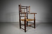 Rare 18th Century Antique Cheshire Armchair – Listed