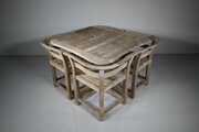 Rare Lister 1920’s Teak Garden Dining Set – Most E