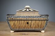 Regency Antique Sarcophagus Shaped Quill Box