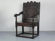 17th Century Oak Wainscot Armchair