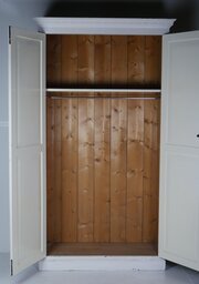 1900s White Painted Cupboard