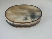 19thC Oval Horn Snuff Box