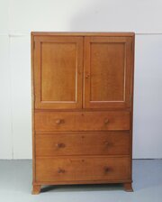 English Oak Tallboy Attrib. To Heals