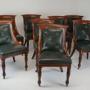 Fine set of 8 Library Chairs