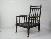 Large 19th Century Bobbin Armchair