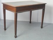 Leather Top Oak Writing Desk