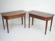 Pair Georgian Fold Over Tea Tables