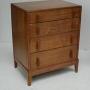 Small Elm Mid Century Chest of Drawers